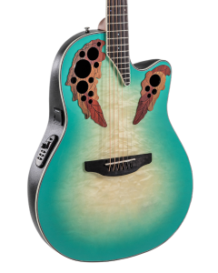 Ovation CE44X-9B-G Celebrity Series Elite Plus Mid-Depth Acoustic-Electric Guitar Mintburst