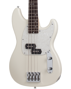 Schecter Banshee Electric Bass Olympic White