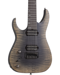 Schecter Banshee Mach-7 Electric Guitar.  Left Handed Fallout Burst