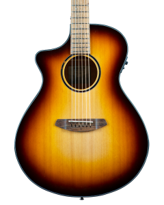 Breedlove Discovery S Concert Edgeburst LH CE Acoustic Electric Guitar. Red Cedar-African Mahogany