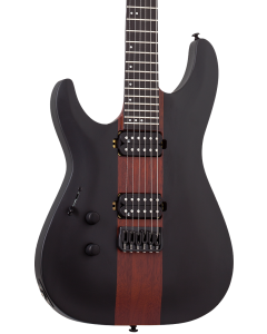 Schecter C-1 Rob Scallon Electric Guitar. Left Handed Satin Dark Roast