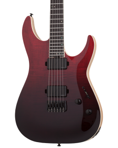 Schecter C-1 SLS Elite Electric Guitar. Blood Burst