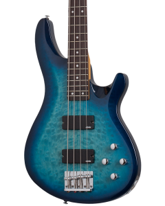 Schecter C-4 Plus Electric Bass Ocean Blue Burst.  TGF33
