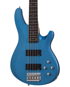 Schecter C-5 Deluxe Electric Bass Satin Metallic Light Blue