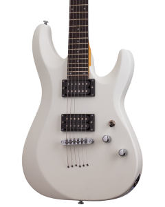 Schecter C-6 Deluxe Electric Guitar. Satin White.  TGF33