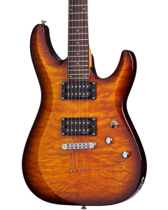 Schecter C-6 Plus Electric Guitar. Vintage Sunburst