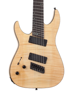 Schecter C-7 Multiscale SLS Elite Electric Guitar. Left Handed Gloss Natural