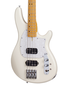 Schecter CV-4 Electric Bass Guitar. Ivory (IVY)