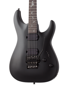 Schecter Damien-6 FR Electric Guitar. Satin Black