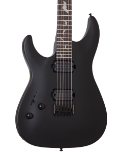 Schecter Damien-6 Electric Guitar. Left Handed Satin Black
