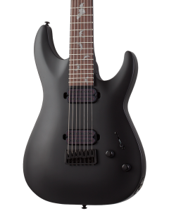 Schecter Damien-7 Electric Guitar. Satin Black