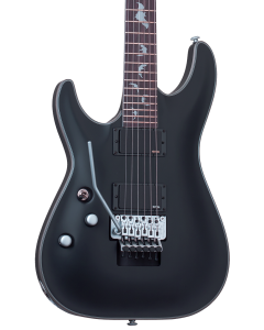 Schecter Damien Platinum-6 FR Electric Guitar. Left Handed Satin Black
