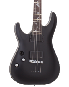 Schecter Damien Platinum-6 Electric Guitar. Left Handed Satin Black