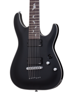 Schecter Damien Platinum-7 Electric Guitar. Satin Black