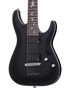 Schecter Damien Platinum-7 Electric Guitar. Satin Black.  TGF33