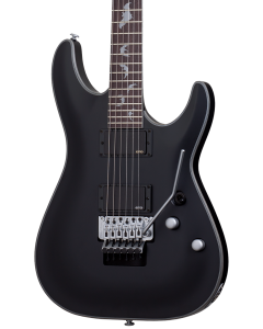 Schecter Damien Platinum 6 FR Electric Guitar. Satin Black.  TGF33