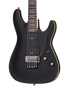 Schecter Demon-6 FR Electric Guitar. Aged Black Satin