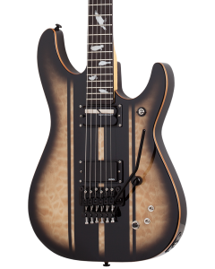 Schecter DJ Ashba Electric Guitar. Natural Black Burst