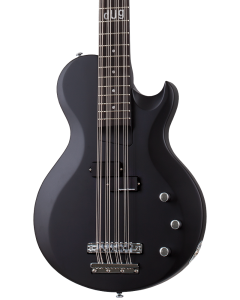 Schecter dUg Pinnick DP-12 Electric Guitar. Satin Black