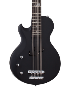 Schecter dUg Pinnick DP-12 Electric Guitar. Left Handed Satin Black