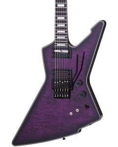 Schecter E-1 FR S Special Edition Electric Guitar. Trans Purple Burst (TPB)