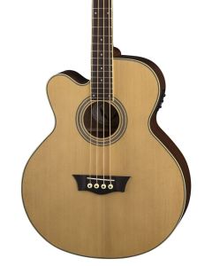 Dean EABC L Left Handed Cutaway Acoustic-Electric Bass. Satin Natural