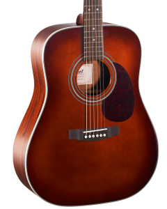 Cort EARTH70BR Earth Series Acoustic Dreadnought Guitar. Brown