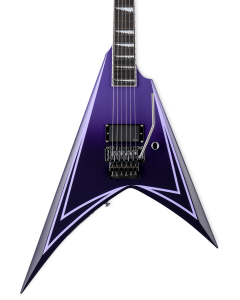 ESP LTD Alexi Hexed Electric Guitar. Sawtooth Purple Fade w/Pinstripes