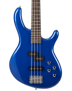 Cort ACTIONBASSPLUSBM Action Bass Guitar. Blue Metallic