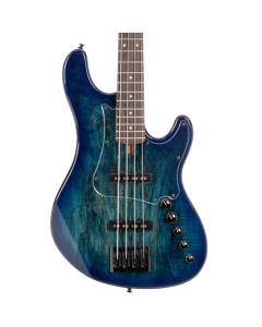 Cort GBFUSION4BB GB Series Fusion Bass Guitar. Blue Burst