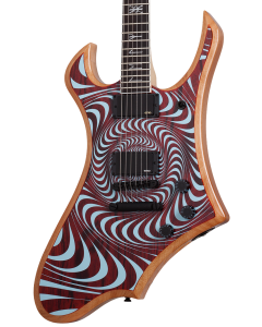 Schecter Goregehn Cocobolo Electric Guitar. Psychic Bullseye