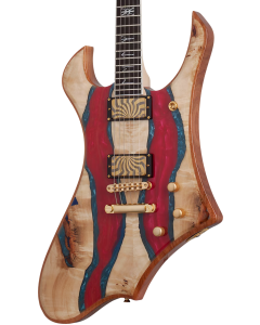 Schecter Goregehn Special Edition Electric Guitar. Blood River Burl