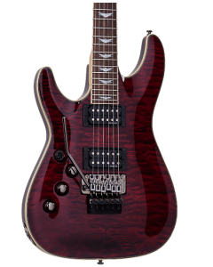 Schecter Omen Extreme-FR Electric Guitar. Left Handed Black Cherry