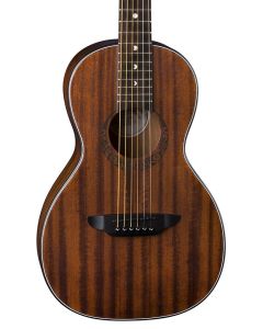 Luna Gypsy Muse Parlor Acoustic Guitar. Mahogany