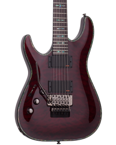 Schecter Hellraiser C-1 FR Electric Guitar. Left Handed Black Cherry