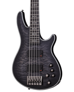 Schecter Hellraiser Extreme-5 Electric Bass. See-Thru Black Satin (STBLS)