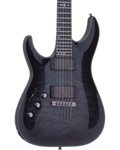 Schecter Hellraiser Hybrid C-1 Electric Guitar. Left Handed Trans Black Burst