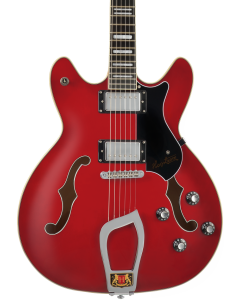 Hagstrom VIK-WCT Viking Electric Guitar. Wild Cherry Transparent