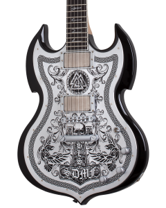 Schecter IronWorks Barbarian Electric Guitar.Black Burst.  TGF33