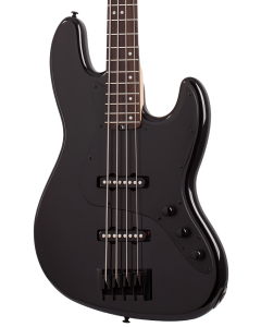 Schecter J-4 Electric Bass. Gloss Black (BLK).  TGF33