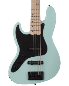 Schecter J-5 Electric Bass. Left Handed Sea Foam Green