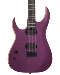 Schecter John Browne Tao-6 Electric Guitar. Left Handed Satin Trans Purple (STP)