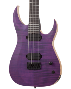 Schecter John Browne Tao-7 Electric Guitar. Satin Trans Purple (STP)