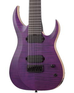 Schecter John Browne Tao-8 Electric Guitar. Satin Trans Purple (STP)
