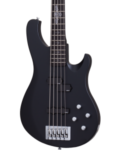 Schecter Johnny Christ-5 Electric Bass. Satin Black