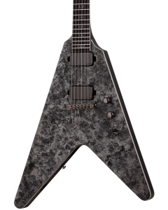 Schecter Juan of the Dead V-1 Electric Guitar. Black Reign