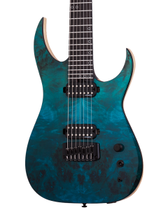 Schecter Keith Merrow KM-7 MK-III Electric Guitar. Artist L Lagoon Fade