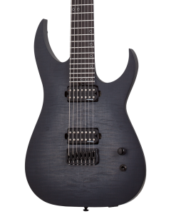 Schecter KM-7 MK-III Electric Guitar. Legacy Transparent Black Burst
