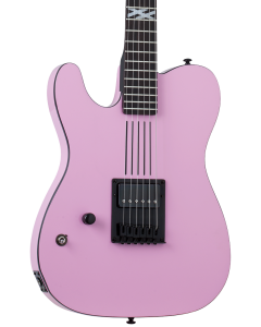 Schecter Machine Gun Kelly PT Electric Guitar. Left Handed Ticket to My Downfall Pink