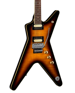 Dean ML 79 Floyd Flame Top Electric Guitar. Trans Brazilia
